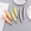 Salt Shape Fish Writing Fountain Pen Plastic Gel Pen Creative Fish Shape Ballpoint Pen  Office