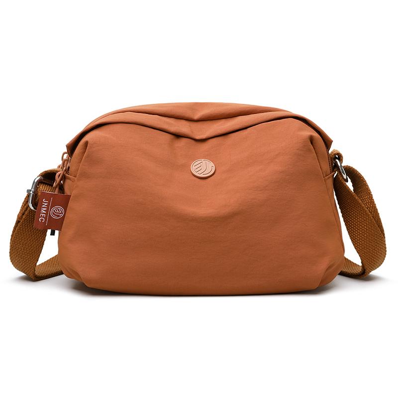 Женская наплечная сумка однотонная сумка кроссбоди водоотталкивающая нейлоновая сумка