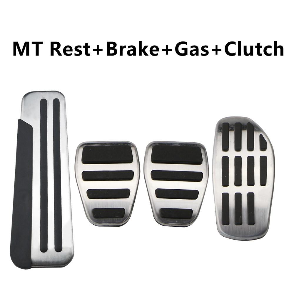 Нержавеющая сталь AT MT автомобильные педали педаль газа крышка педали тормоза остальные чехлы на педали для Renault Espace 2019 2021 Запчасти