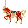 Horse Christmas Ornaments Sparkly Rhinestone Horse Hanging Decoration Acrylic Christmas Tree Ornament for Winter Xmas Party Supplies Holiday Decor