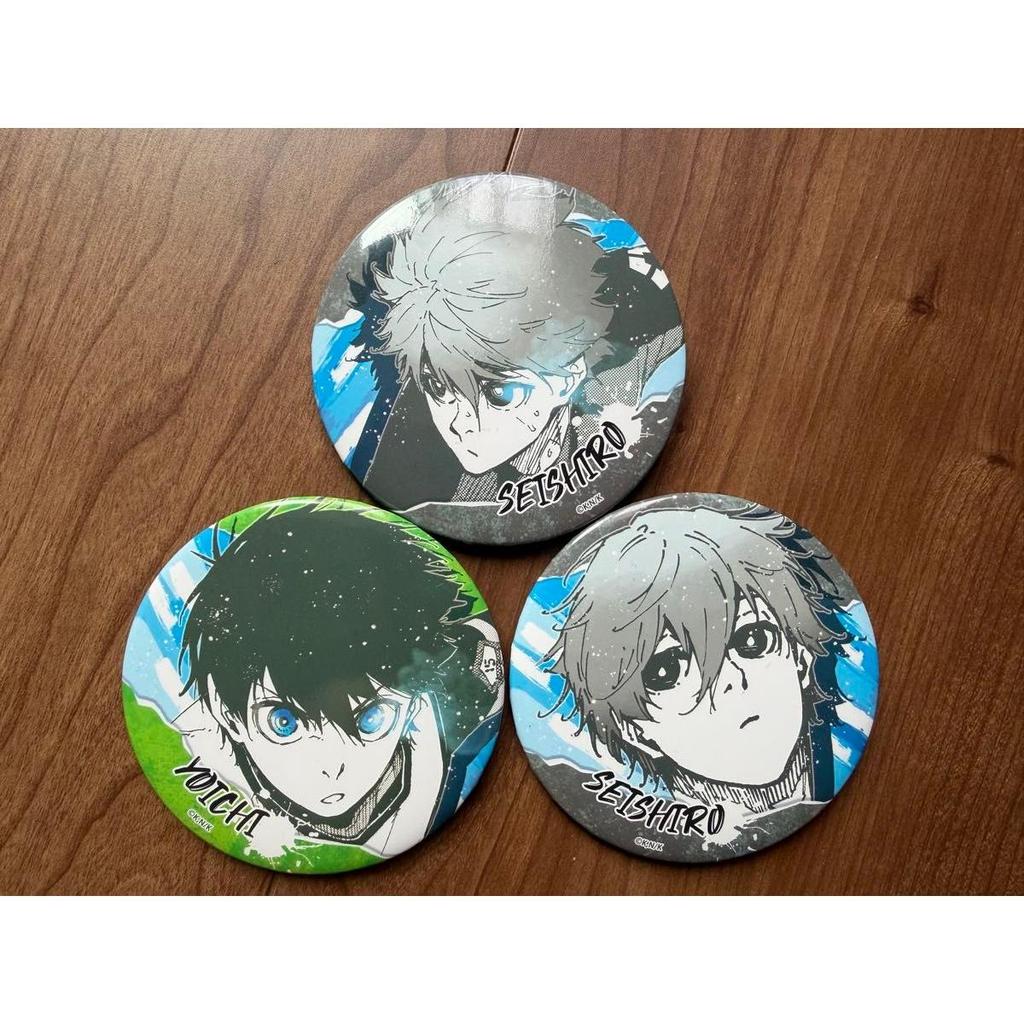 Б/у Синий значок-пины Rock Can Badge Лотерея Kiyoshiichi Seishiro Nagi