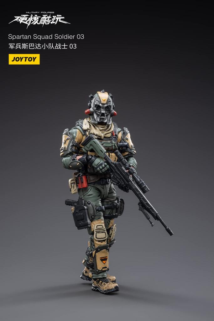 JOYTOY Солдат Спартанский Отряд Воин 03 Масштаб 1:18 ПВХ и АБС Окрашенная Подвижная Фигурка