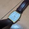 Used Longines Manual Winding Men's Watch Tonneau Type Gold [Belt Replaced]