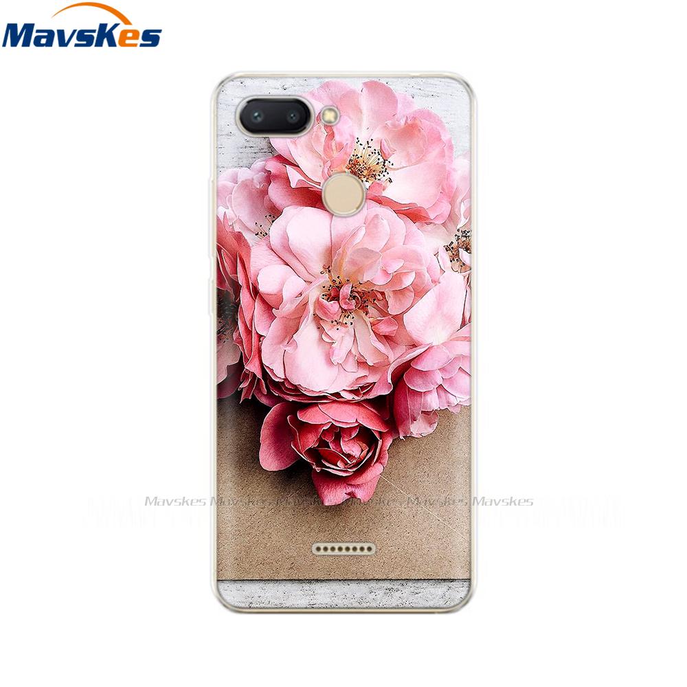 Silicone Cover for Xiaomi Redmi 6 Case Full Protection Soft Tpu Back Cover Phone Case for Xiaomi Redmi 6 Redmi6 Bumper Coque Bag