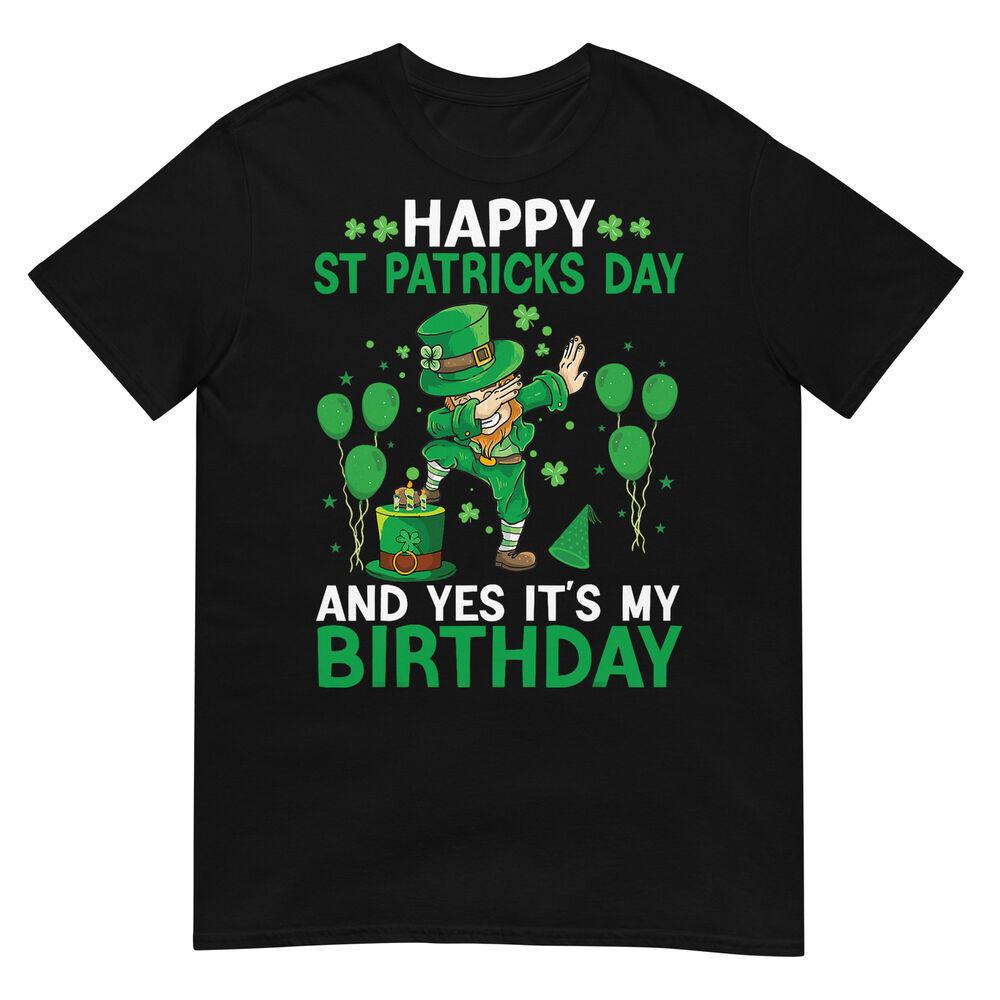 Birthday St Patrick's Day boys dabbing leprechaun Women kids T-Shirt