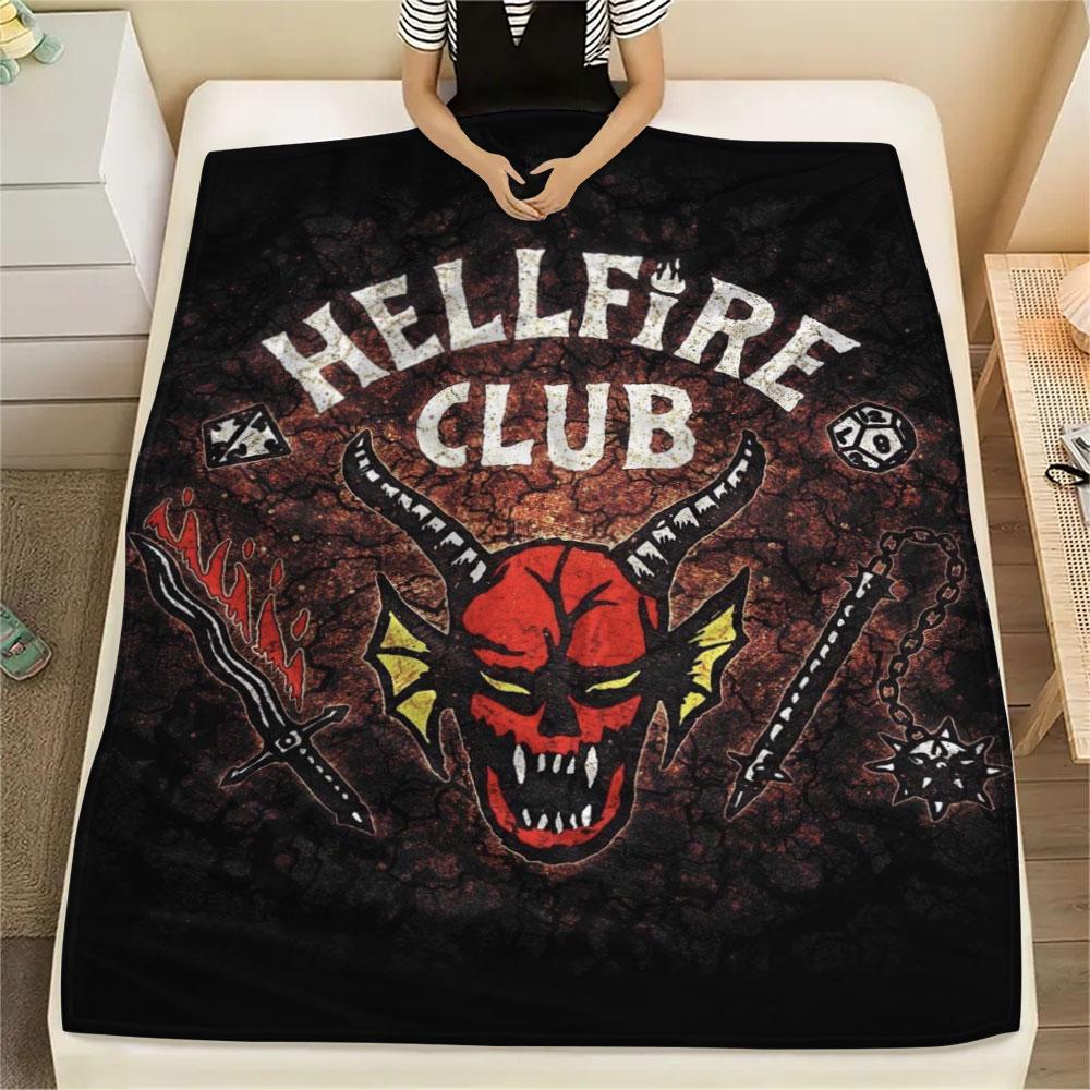 Stranger Things Retro Scifi Poster Blanket Sofa Blanket Soft And Comfortable Bedroom Christmas Gifts Nap Blanket