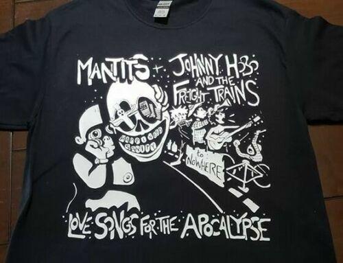 Johnny Hobo and the freight trains T shirt Tee Punk Folk Music