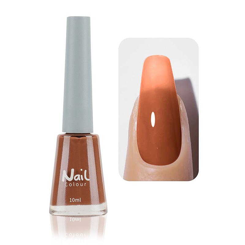 Масляный лак для ногтей Не отслаивающийся Не требующий сушки Быстросохнущий Стойкий Телесный цвет Прозрачный Салонный Полный набор лаков для ногтей