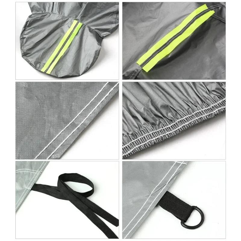 Автомобильный чехол с защитой от ультрафиолета, снежный чехол, универсальный солнцезащитный козырек, водонепроницаемый, пылезащитный для седана, устойчивый к царапинам седан, костюм, внедорожник, автомобильные инструменты