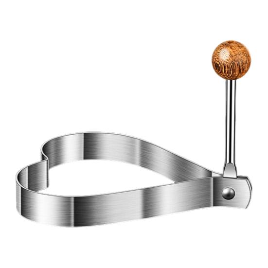 Stainless Steel Egg Ring Non-Stick Fried Egg Mold Heart Round Flower Five-pointed Star Shapes Breakfast Cooking Tools
