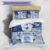 Dance Quotes Collage 3‑Piece Bedding Set,Soft Breathable Duvet Cover & 17 Pillowcases,Multi‑Purpose for Bedroom Dorm Guest Room,Great Festival Birthda