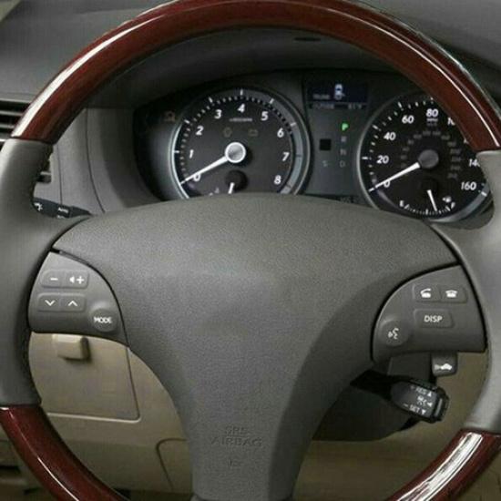 Gray 1 Pair Steering Wheel Volume Control Switch Button For Lexus ES350 2006-12