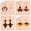 Персонализированные Красочные Серьги-Подвески на Хэллоуин с Летучей Мышью и Привидением, Мультяшные Тыквы, Паук, Акриловые, Аксессуар для Косплея, Подарки