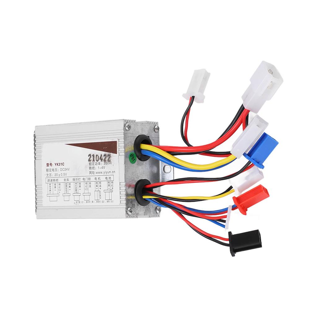 YK31 24V 350W Контроллер электросамоката DC Двигатель с проволочной тягой Коллекторный контроллер