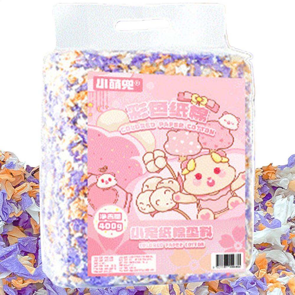 Gerbil Bedding Natural Hamster Fluff Pet Bedding Chinchilla Bedding Rabbits Paper Litter Small Animal Bedding Odor Control For