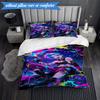 Fantasy Warrior Jing 3pcs K-pop music group Bedding set,Ideal for Bedroom, Dormitory,Including Duvet Cover And 2pcs Pillowcases,Fan gifts