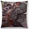 Dark Magic Creatures Mysterious Monster mythical beasts Sofa Pillow Case Cat Deer Bird Fox Tiger Snake Cushion Cover