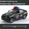 Детская инерционная полицейская машина игрушка для мальчика симуляция внедорожника ударопрочная модель пожарной машины подарок