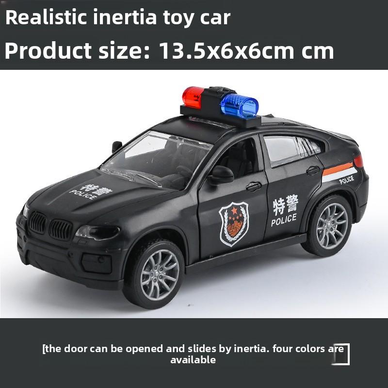 Детская инерционная полицейская машина игрушка для мальчика симуляция внедорожника ударопрочная модель пожарной машины подарок