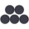 5 шт. Заглушка для лиша для серфинга, сменная круглая заглушка для чашки для доски для серфинга, лонгборда, черная