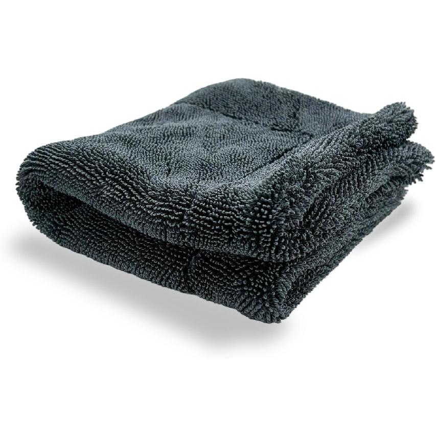 Микрофибровые полотенца для автомобилей, 1200 GSM, ультратолстые, 31x31 см, мягкое полотенце для сушки при детейлинге автомобиля, супервпитывающая ткань с двойной витой петлей, для очистки