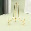 Small Picture Plate Rack Simple Photo Pedestal Multifunctional Gold Iron Display Stand  for Home
