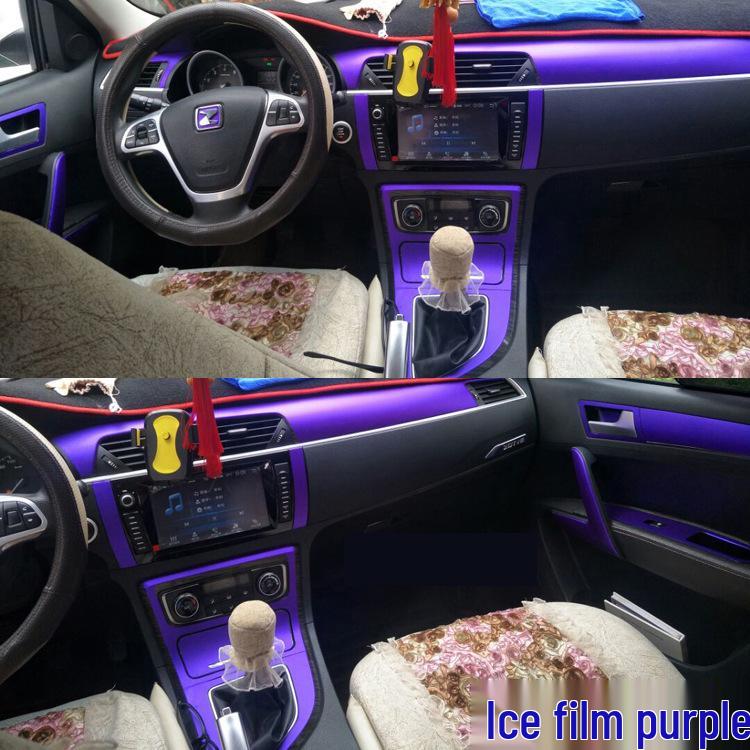 Zotye T600 Interior Carbon Fiber Gear Shift Console Wrap Stickers