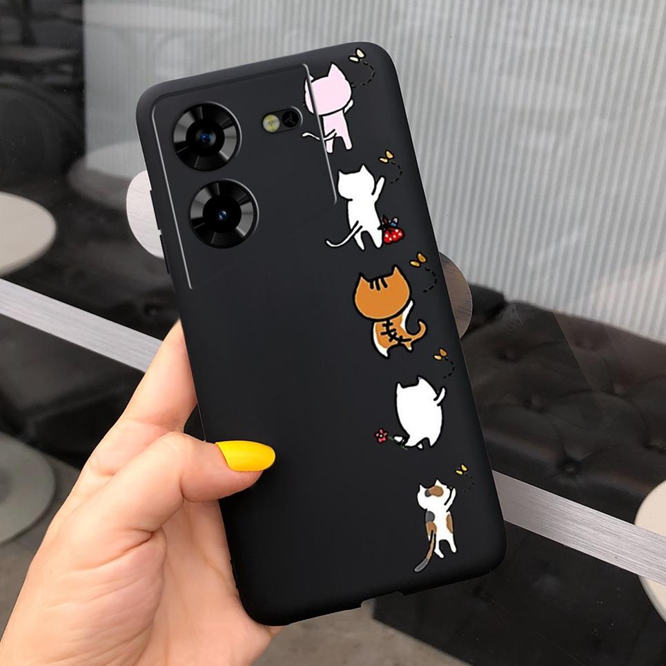 Мягкий силиконовый чехол для телефона Tecno Pova 5 POVA5 Чехол 2023 Новый модный классный стиль Мультяшный дизайн Coque Оболочка Мягкий силиконовый футляр