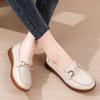 Женские белые туфли на плоской подошве, мокасины для вождения, повседневные черные туфли для ходьбы в стиле минимализма, туфли без застежек для мам, большой размер