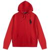 Polo FW23 Big Pony Logo Embroidered Hooded Fleece Long Sleeve Sweatshirt Men Sweatshirt 710790622-010