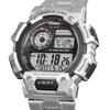 Casio Серия YOUTH-Дисковый Цифровой Дисплей Классический Ретро Мода Десять Лет Электрический Механизм Кварцевый Механизм Ремешок из Нержавеющей Стали Японский AE-1400WHD-1A