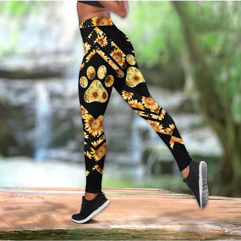 Фиолетовые листья с принтом йоги для женщин, леггинсы для фитнеса, спортивные штаны с высокой талией, повседневные штаны для йоги, 2023