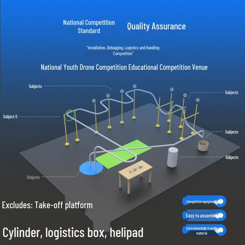 Cross-Country Drone Obstacle Course Training Track