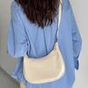 Niche Retro Underarm Bag Women's New Fashion Single Shoulder Soft Leather Commuter Dumpling Bag Versatile Messenger Bag Women