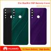 Новинка для Huawei Y6P 2020 MED-LX9, задняя крышка батарейного отсека с боковой кнопкой объектива камеры для Huawei Y6P, аккумулятор