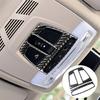 2pcs Carbon Fiber Car Reading Light Decor Frame Stickers For BMW F30 F20 F34 F46 X5 F15 X6 F16 X1 F48 Car Interior Accessories