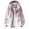 Unisex 3-in-1 Waterproof Windproof Insulated Outdoor Jacket With Removable Fleece Liner Hiking Camping Cycling