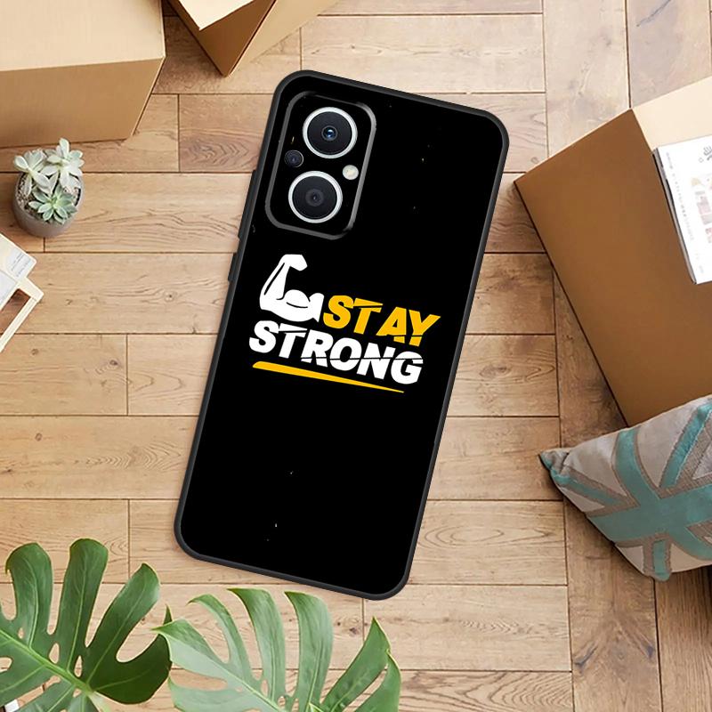 Gym Fitness Bodybuilding Phone Case For OPPO Reno 14 12 11 13 F 10 Pro 8T 7 8 Lite OPPO Find X8 X6 X5 X9 Pro Cover