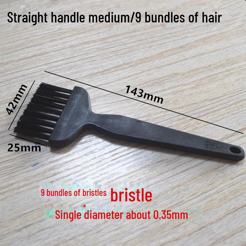 Набор антистатических щеток для очистки пыли с телефонов, компьютеров, клавиатур и печатных плат с круглой рукояткой