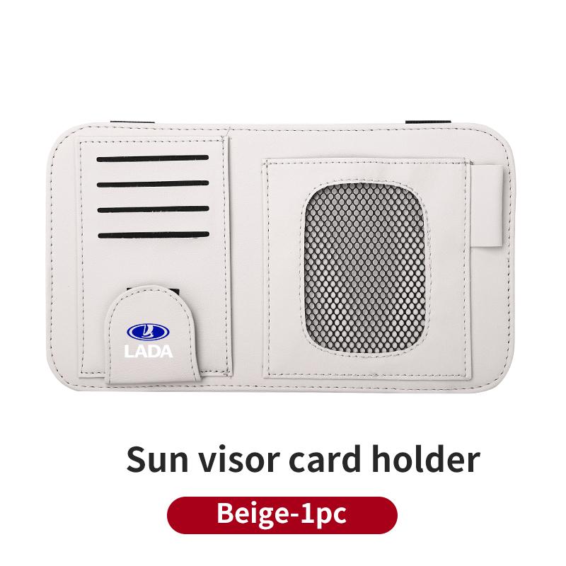 Car accessories Sun Visor Storage Pouch For Lada Priora Sedan Sport Kalina Granta Vesta Niva Largus Vaz Samara 2110 ejw1