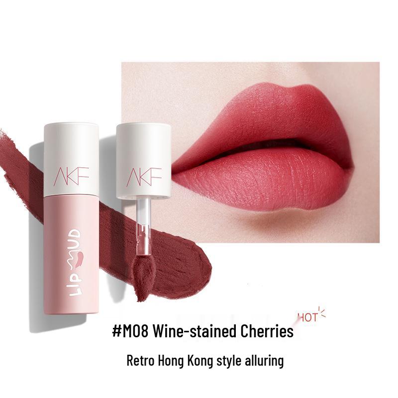 AKF Matte Lip Mud: Affordable Lipstick & Lip Gloss for Students - Niche Brand