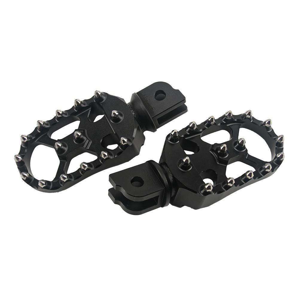 Motorcycle Foot Rests Pedals For Harley Softail Street Bob FXBB Low Rider ST FXLRST Breakout 114 FXBRS Front Foot Pegs Footpegs