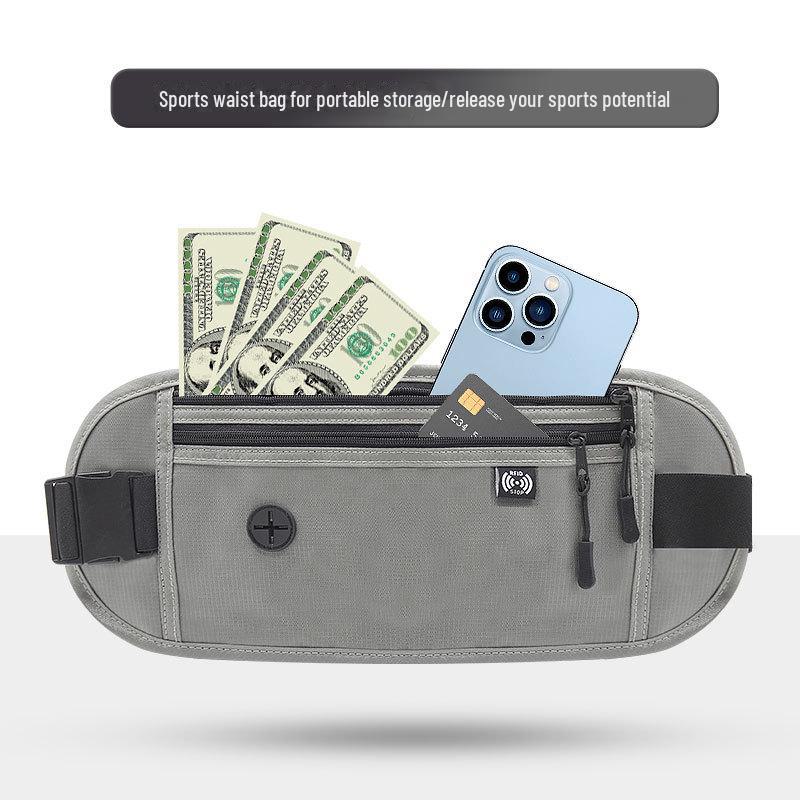 "Large Capacity Multifunctional Sports Waist Bag for Running, Cycling, Fitness - Holds Keys and Mobile Phone"