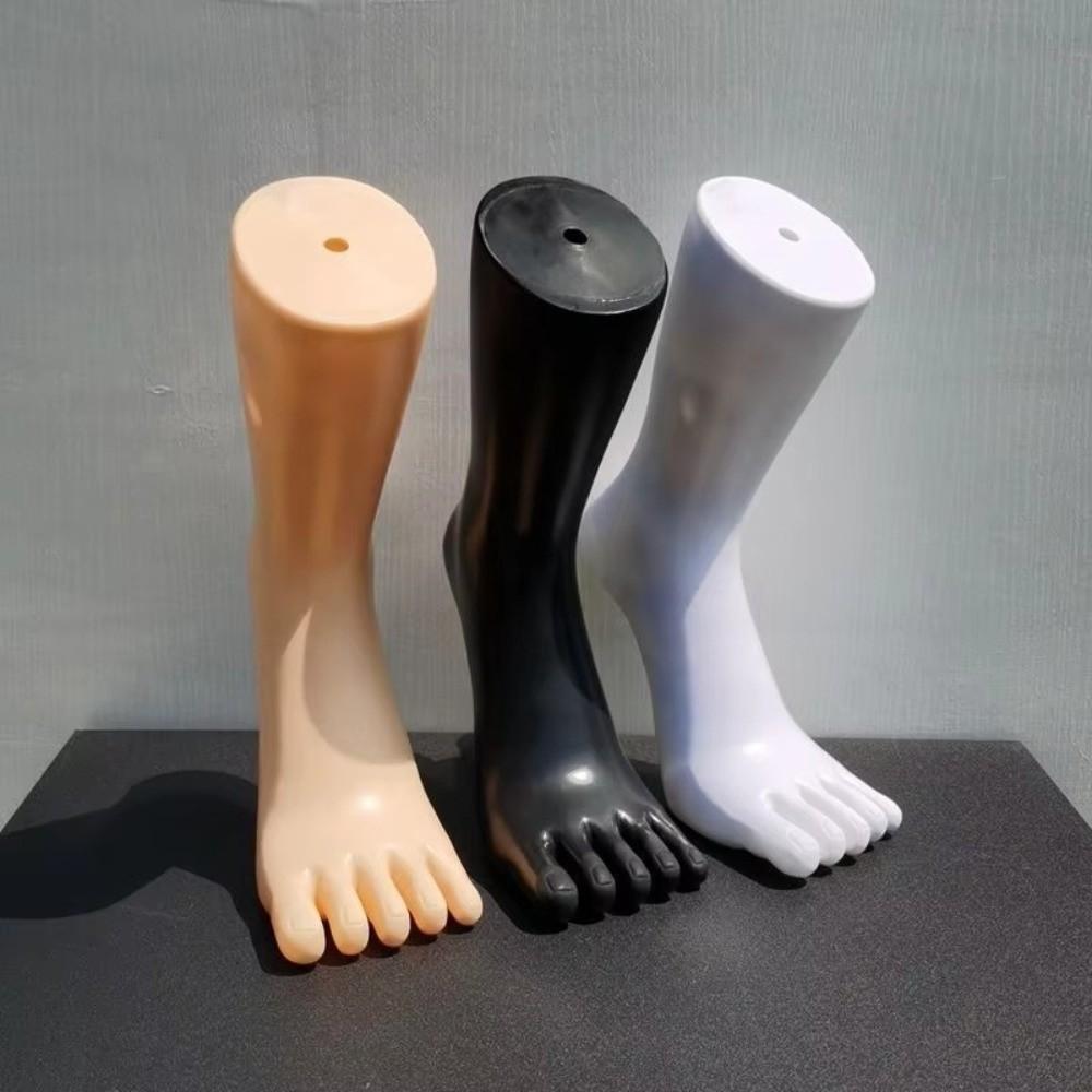Black White Skin Color Sock Display Stand Five Toe Shoe Form Mannequin Photography Display