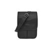 Black Leather Messenger Bag 13 In Laptop Satchel School Crossbody Shoulder Bags