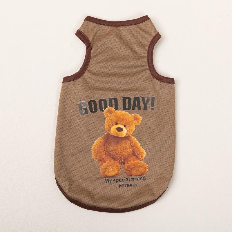 Ultra Thin Summer Dog Vest Cute Print Breathable Dog Clothes for Small Dogs Chihuahua Clothing Yorkies Costumes Pet Cat T Shirts