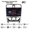 2 Din Android автомобильный радиоприемник мультимедийный видеоплеер для Subaru Forester SG 2002-2008 с кнопкой WiFi 1 + 16 ГБ