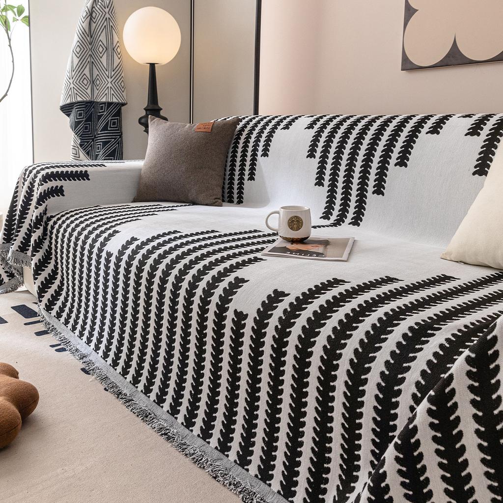 Четыре сезона Универсальное полотенце для дивана из шенилла Простой чехол для дивана в стиле Ins Противоскользящая подушка для дивана с защитой от царапин и царапин от кошек