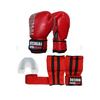 Тройные боксерские перчатки для кикбоксинга, муай-тай, бандажные перчатки и комплект каппы Kmp995