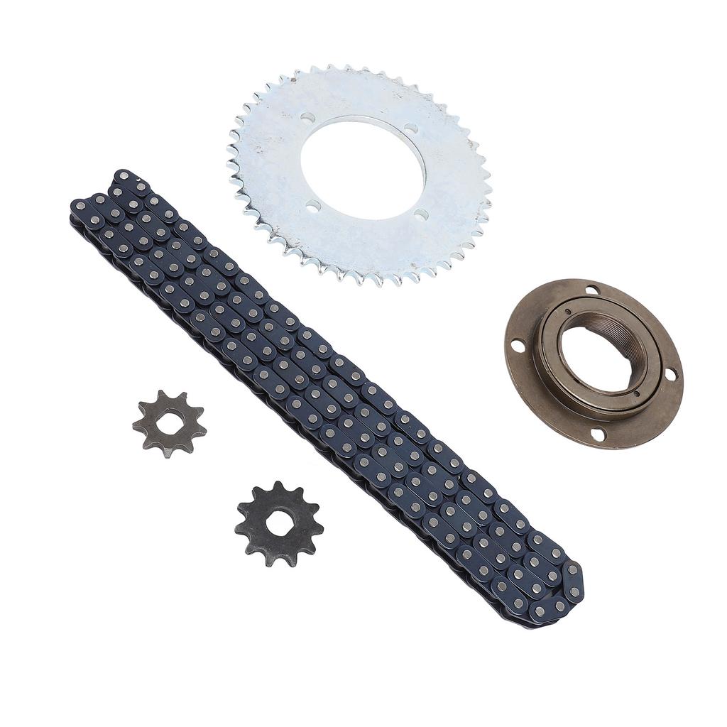 T8F Front and Rear Sprocket Chain Kit with 116 Links Chain 10mm 10TH 44T Rear Chain Sprocket Toothle